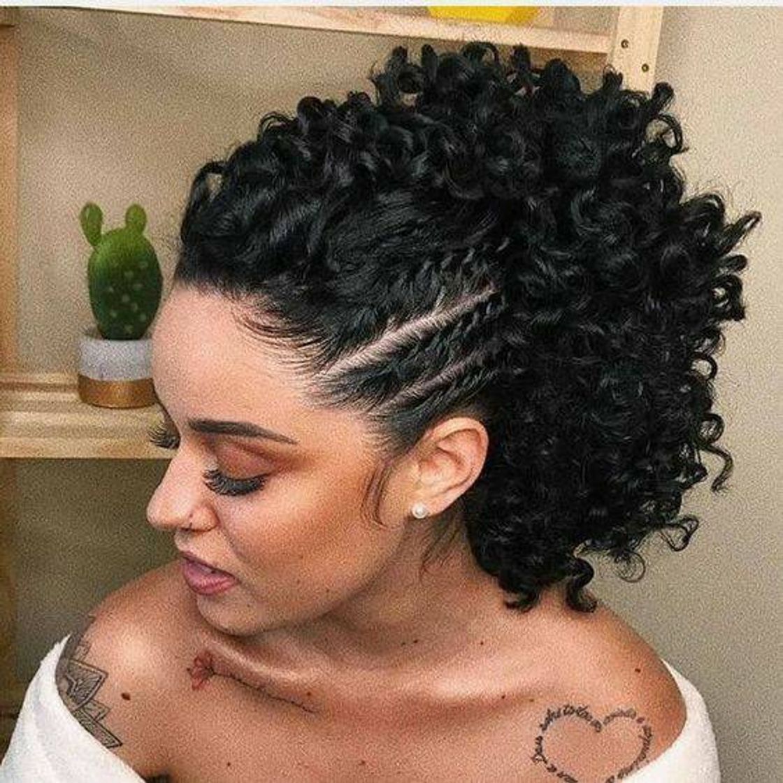 Social Penteado com trança 