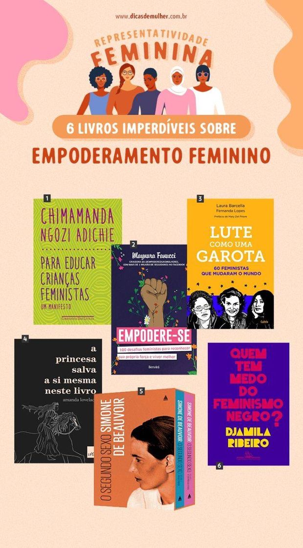 Fashion Livros sobre Empoderamento Feminino