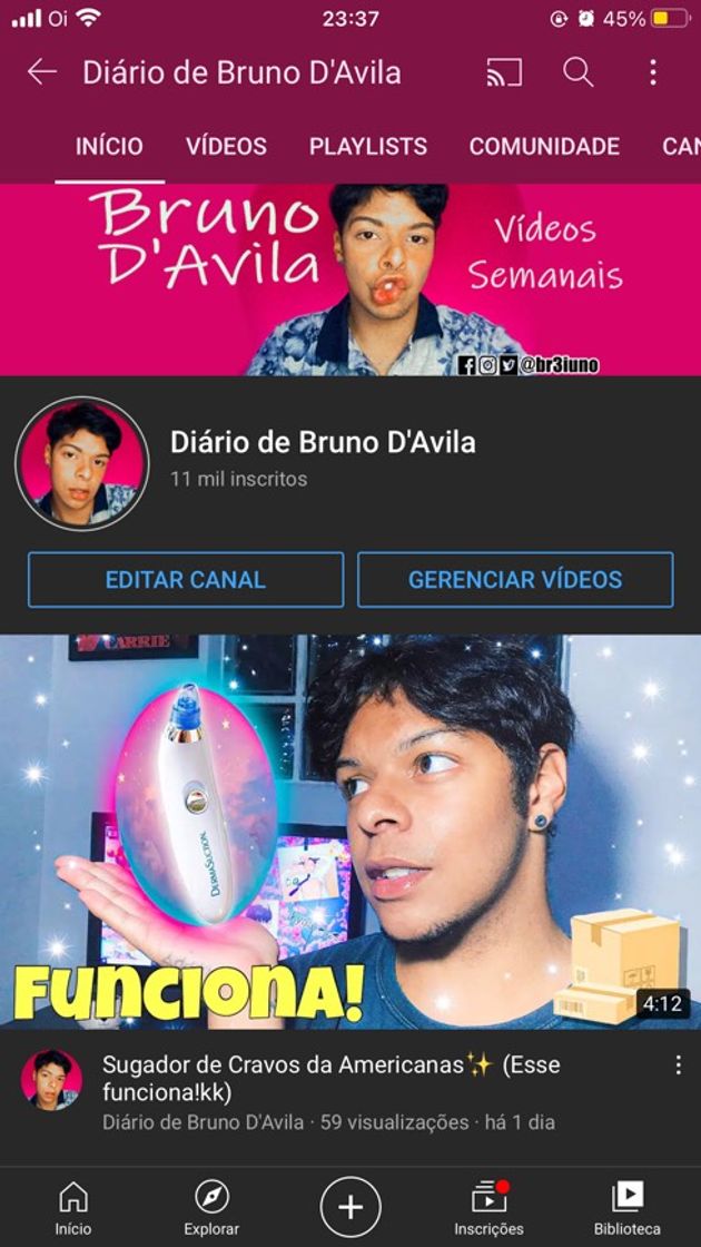 Fashion Meu canal no Youtube