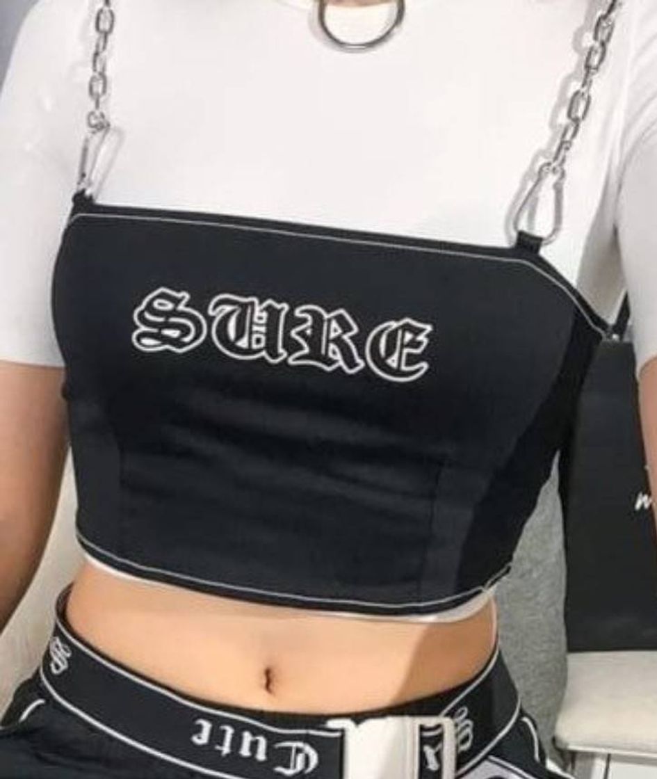 Fashion 🖤⛓️Cropped Corrente ⛓️🖤