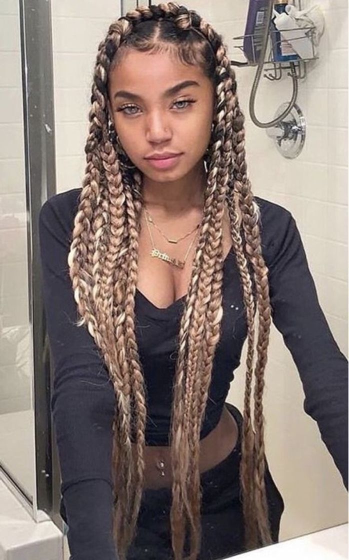 Moda Tranças box braids 