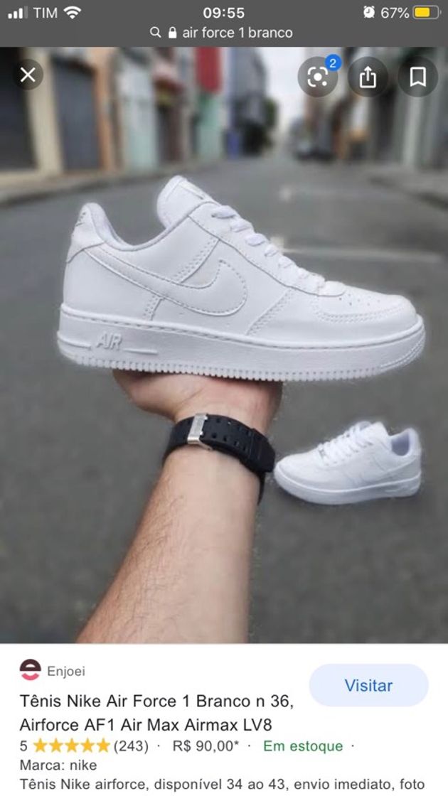 Fashion Nike Air Force One Branco