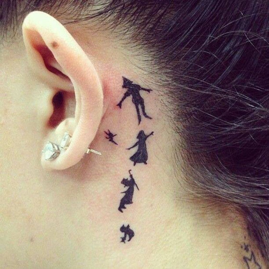 Fashion Peter pan tatuagem