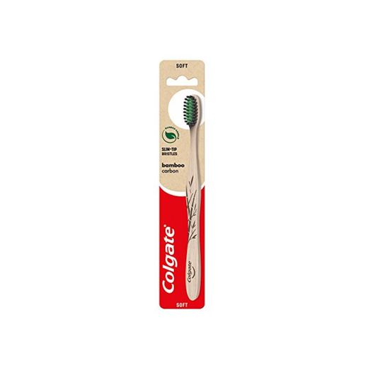 Colgate Bamboo - Cepillo de dientes de carbón activo