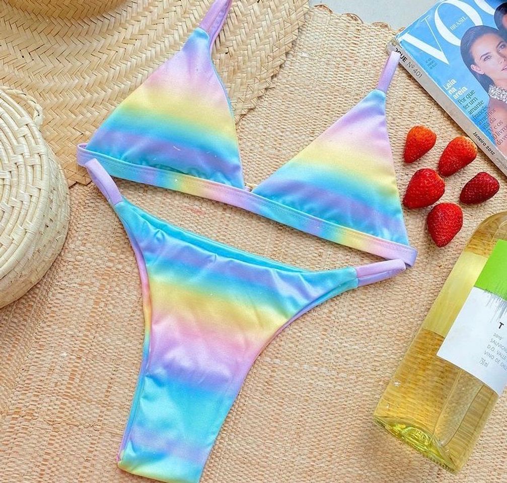 Social Biquíni Basic - Arco íris - Comprar em lapraia