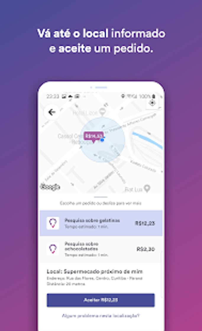 Moda Teleporting - App de pesquisa em mercados