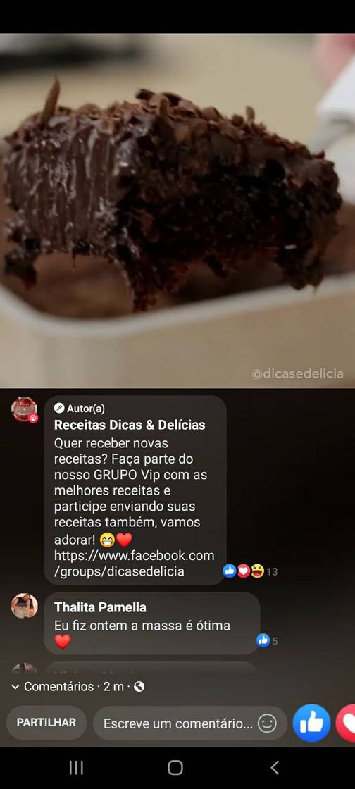 Fashion Receitas Dicas & Delícias - Facebook