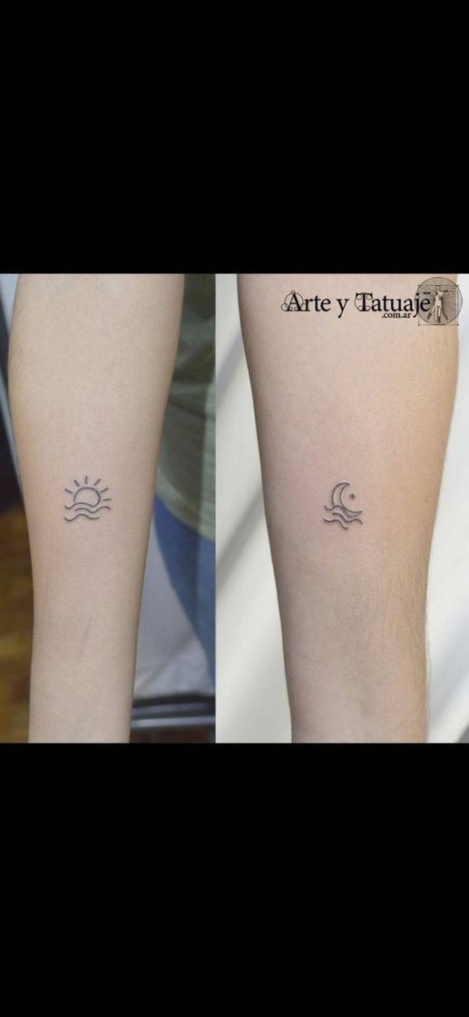 Fashion tatuajes de hermanas o amigas👭❤