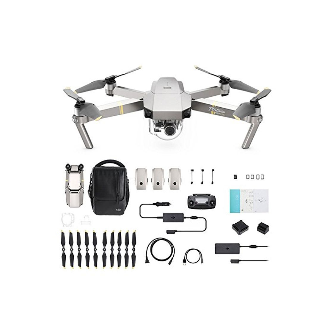 Social DJI Mavic Pro Platinum Fly More Combo - Dron Quadricóptero