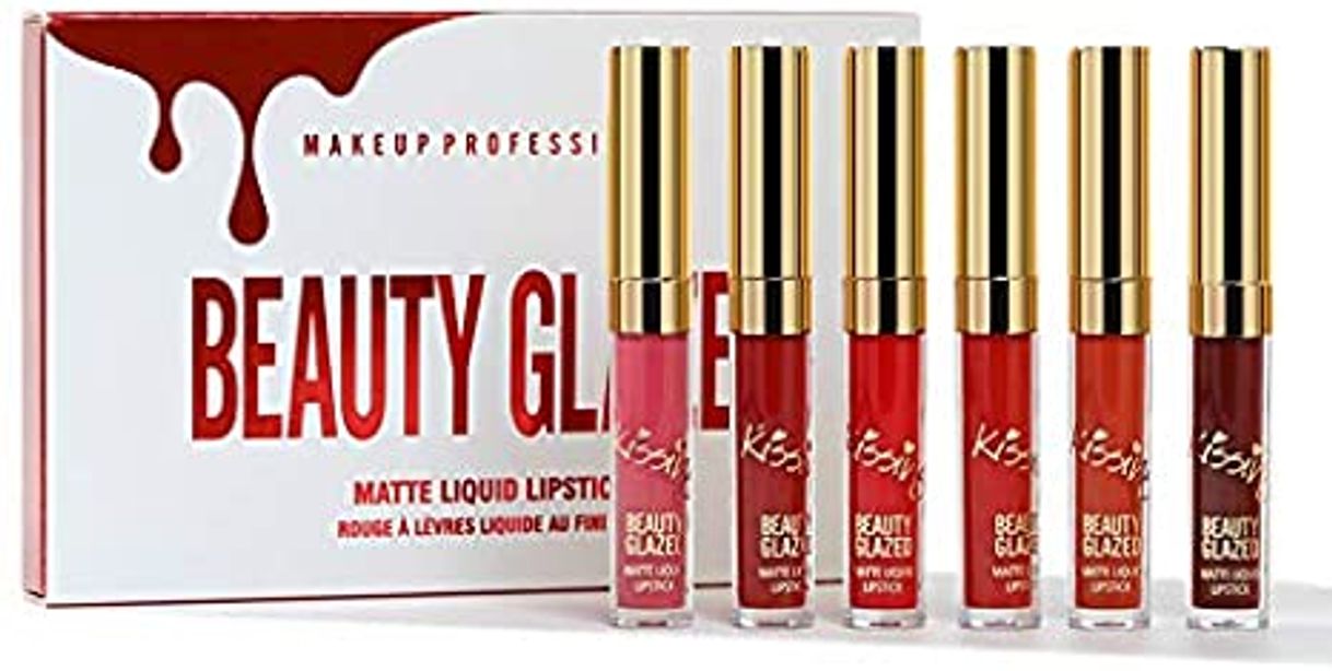 Beauty Beauty Sexy 6PCS/brillo de labios mate Sexy líquido Lipstick impermeable larga duración