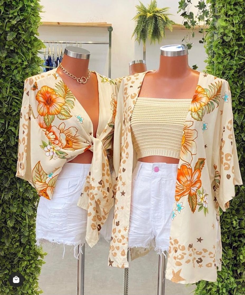 Fashion Kimono verão 