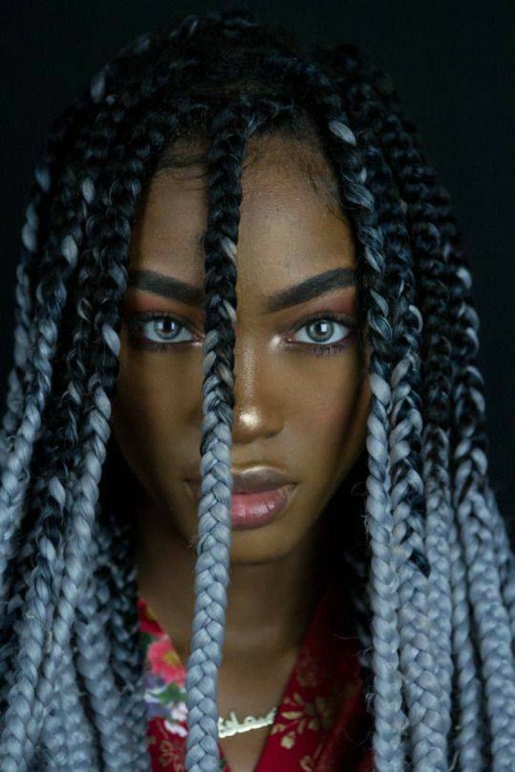 Fashion Box braids colorida