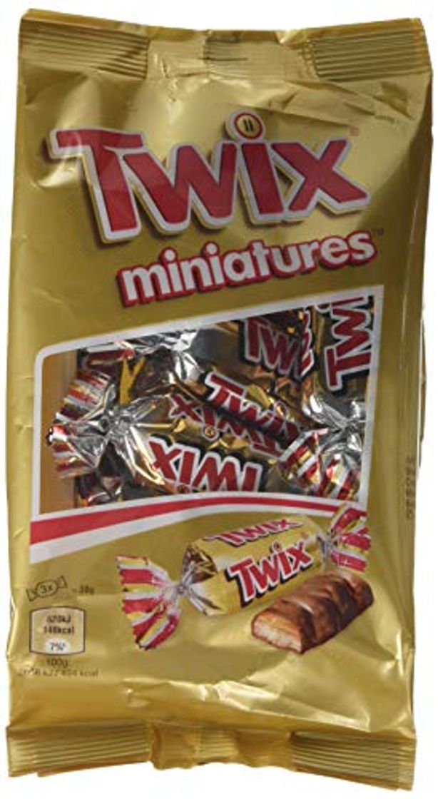 Social TWIX mini barritas chocolate con leche bolsa 130 gr