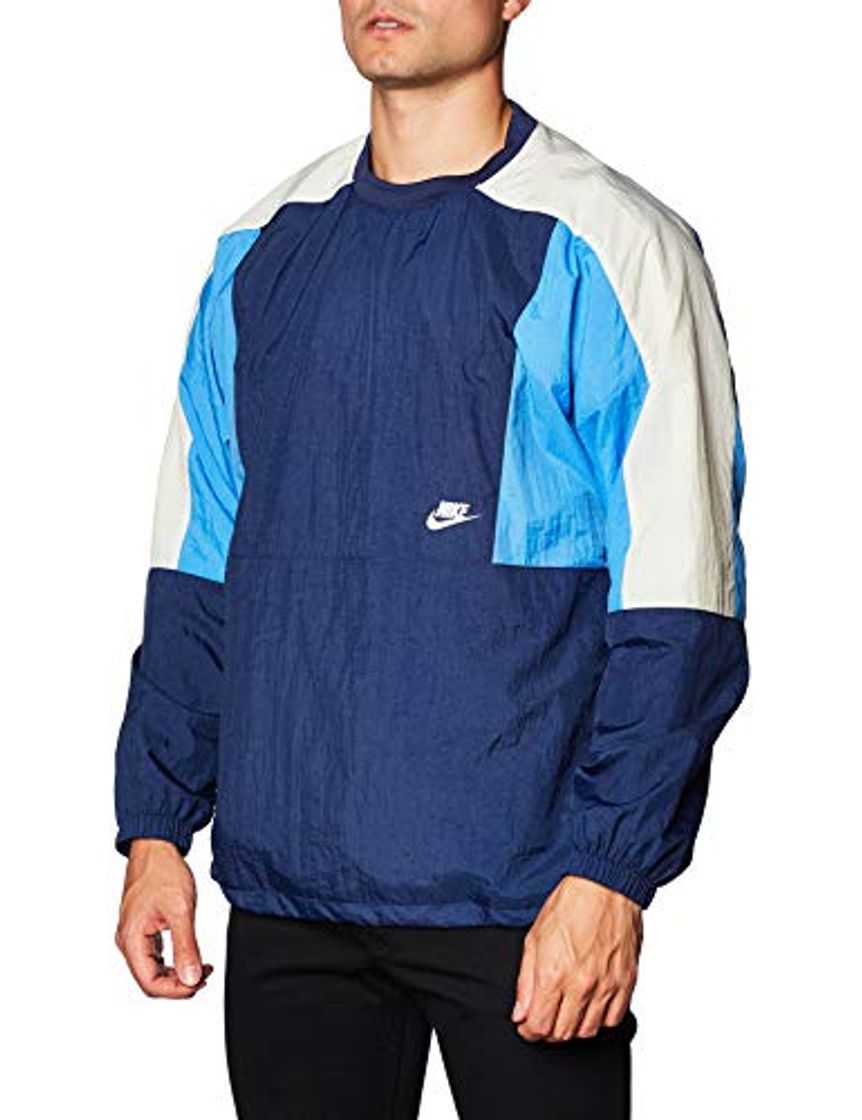 Moda NIKE M NSW Jkt Wvn Crew CB Chaqueta de Deporte, Hombre, Midnight