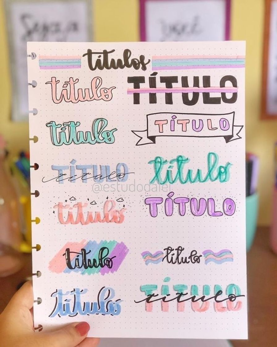 Social Caderno decorado 