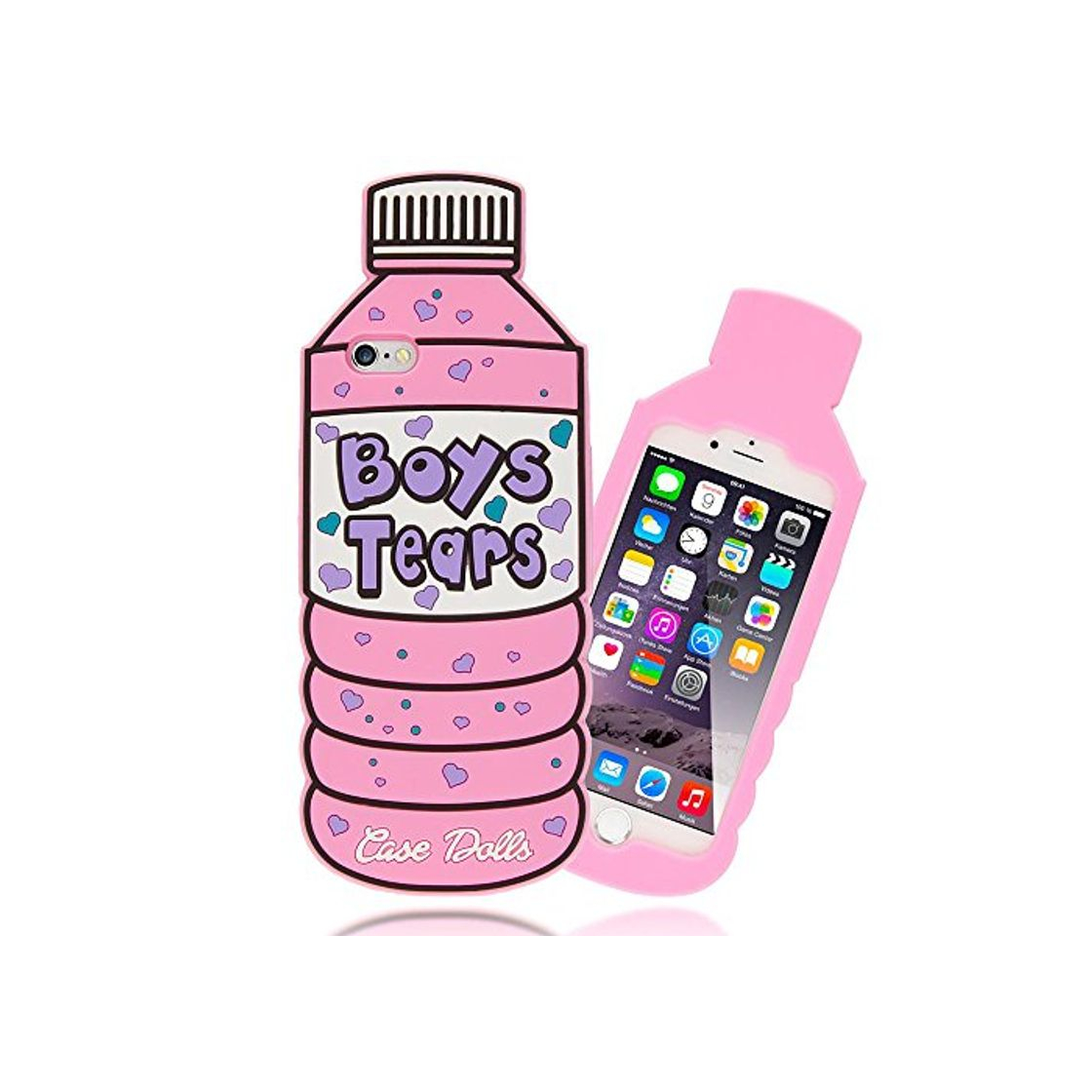 NALIA Funda Carcasa 3D Compatible con iPhone 6 6S, Dibujos Animados Protectora