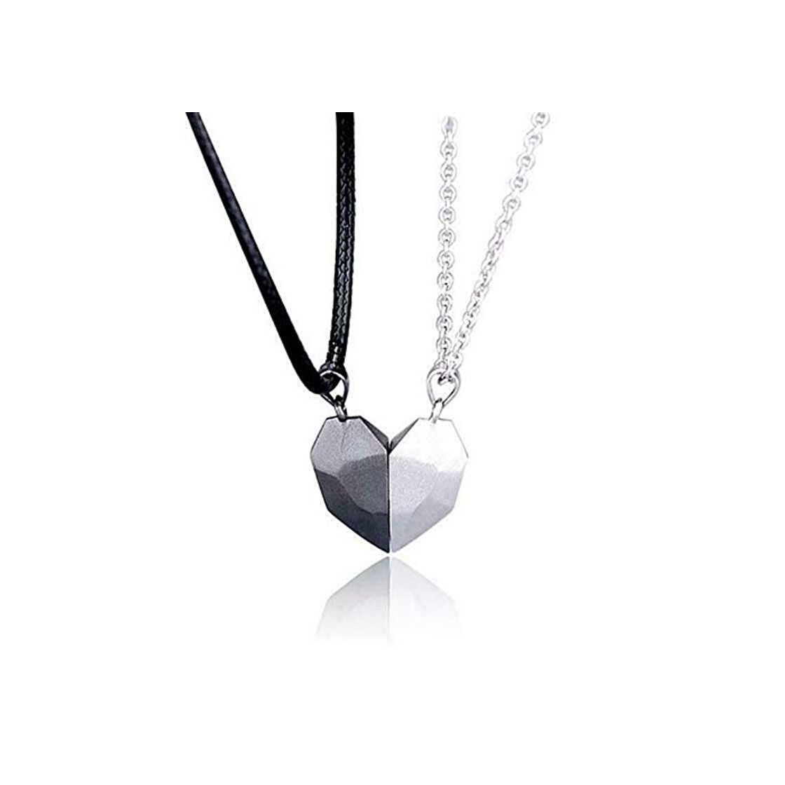 Product 1 Pair Couple Magnetic Heart Necklace