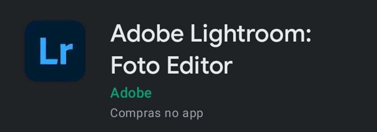 App Lightroon 