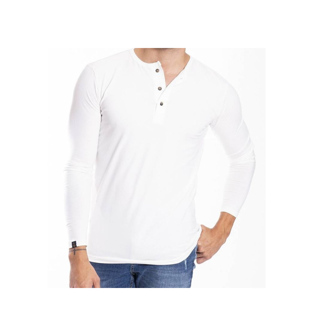 Fashion Camiseta Henley