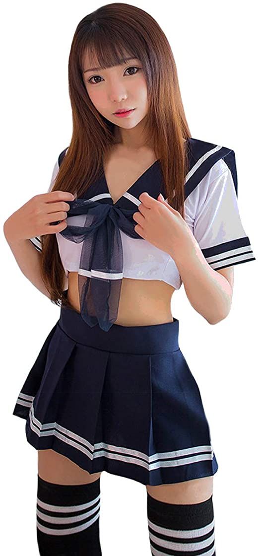 Producto Olanstar Sexy Cosplay escuela chica traje Lencería mini traje de marinero con