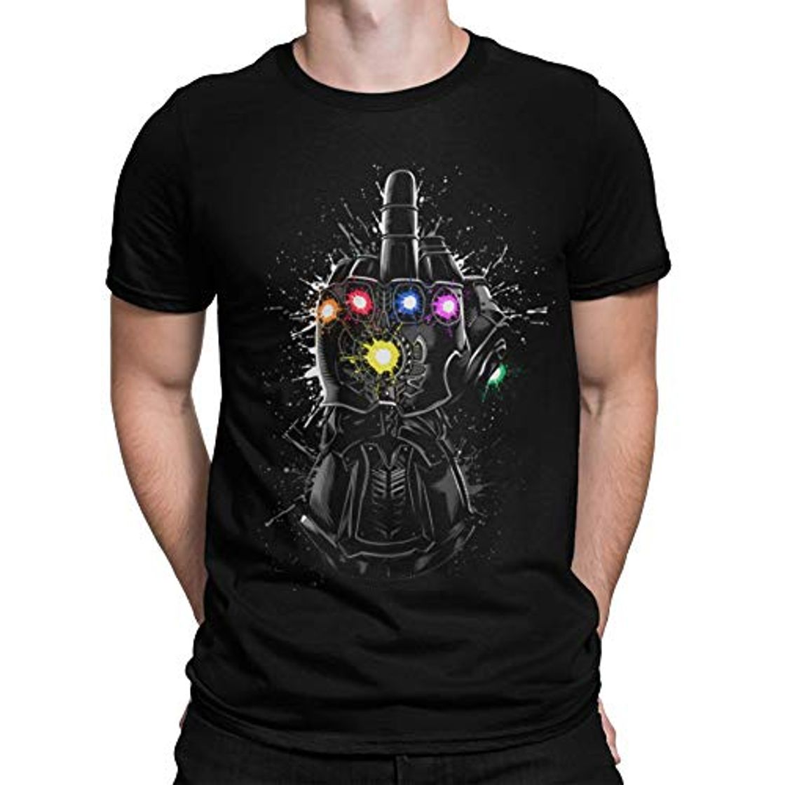 Moda Camisetas La Colmena 4066-Thanos Infinite Fuck