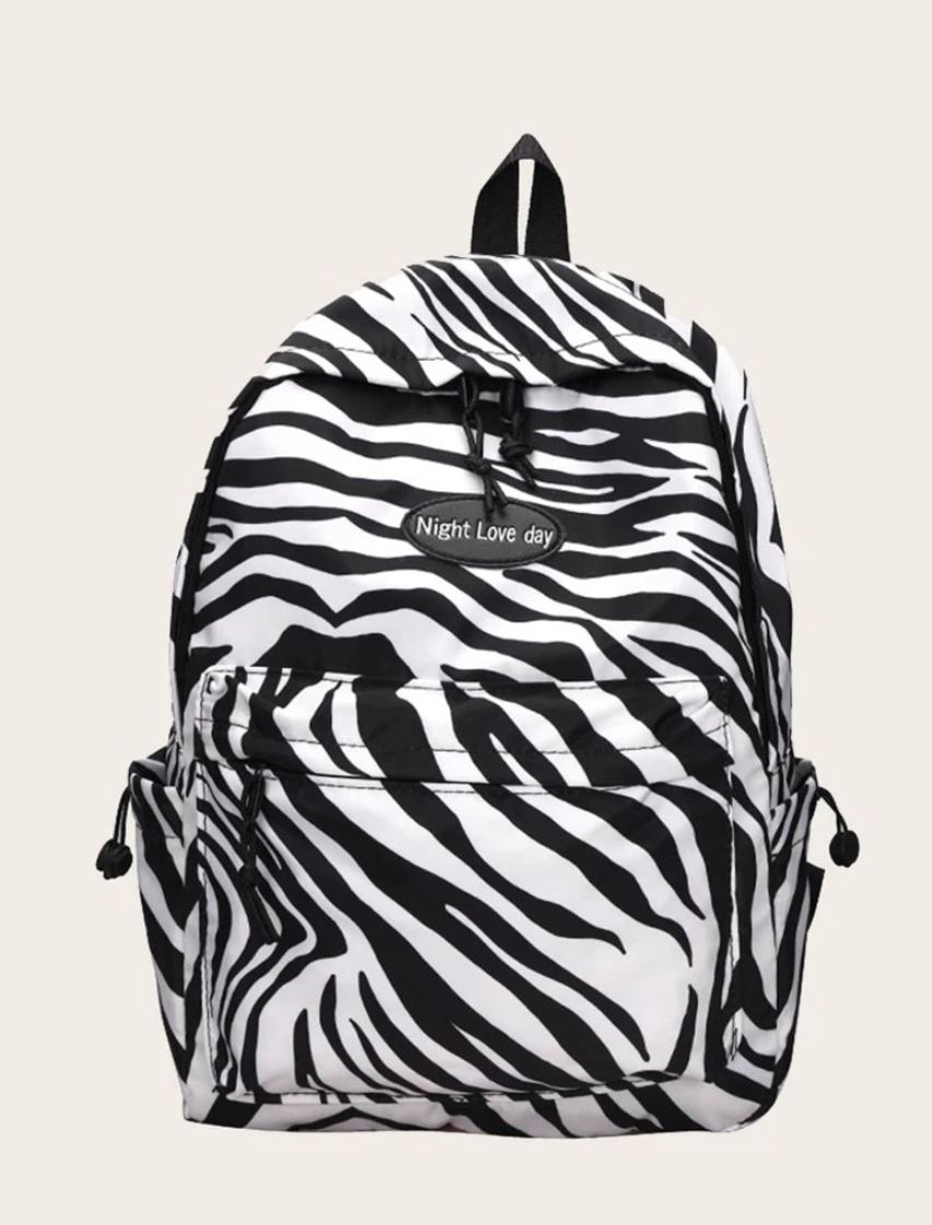 Moda Mochila cebra 🦓 