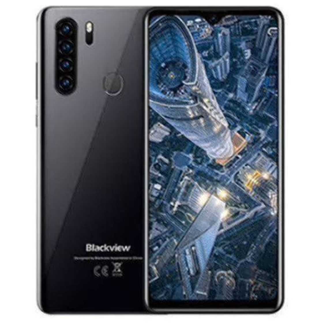 Producto Teléfono celular 4G, smartphone Blackview A80 Plus movíl libre con Android 10