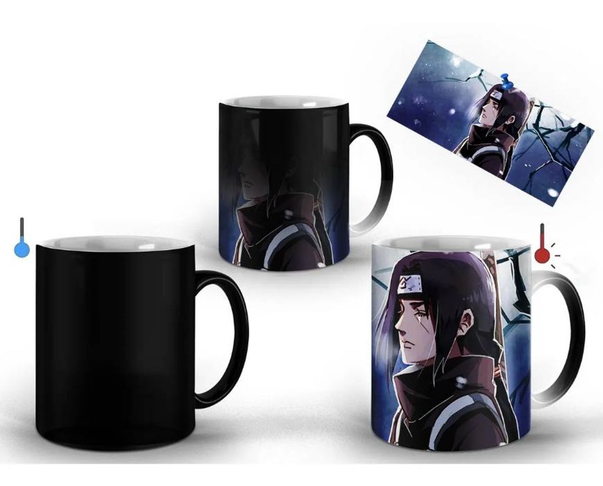 Fashion Caneca Magica Termossensível Itachi (anime Naruto)

