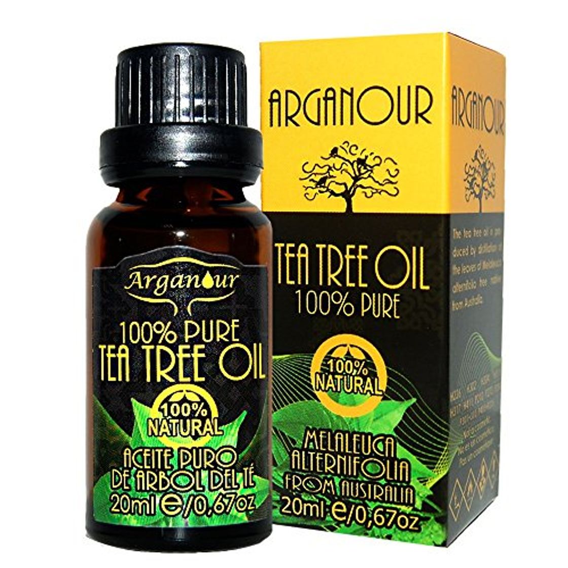 Beauty Arganour Te Tree Oil 100% Pure Aceite Corporal