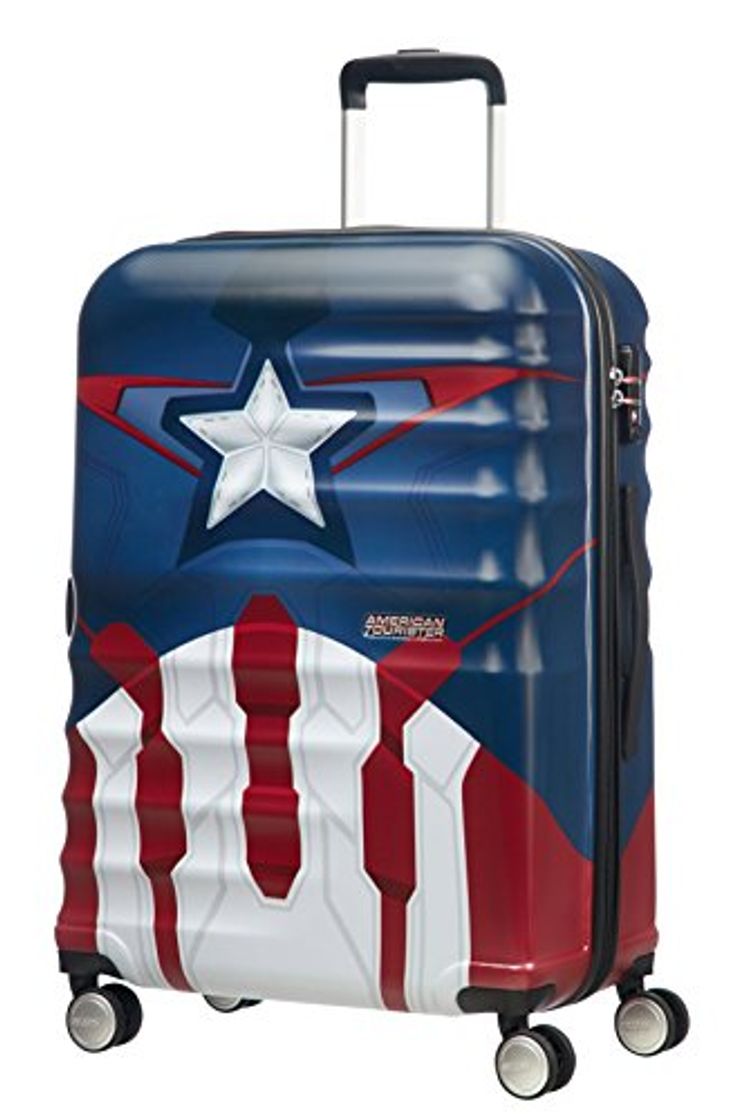 Fashion American Tourister Disney Wavebreaker Marvel - Maleta, Cuatro Ruedas, Multicolor