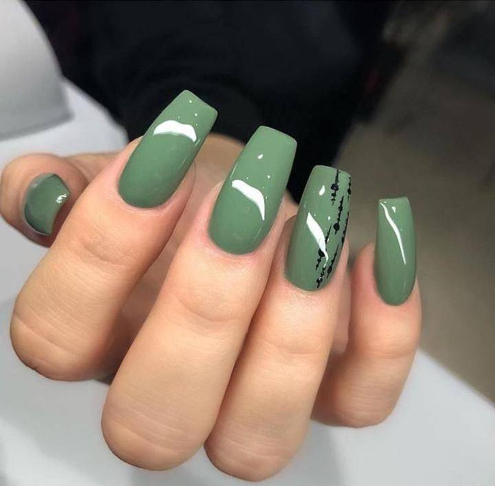 Moda Green nails💚