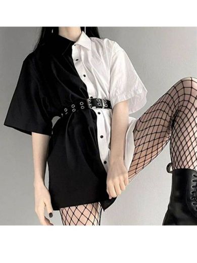 Blusão black&white da lojinha Gótica Pastel😍