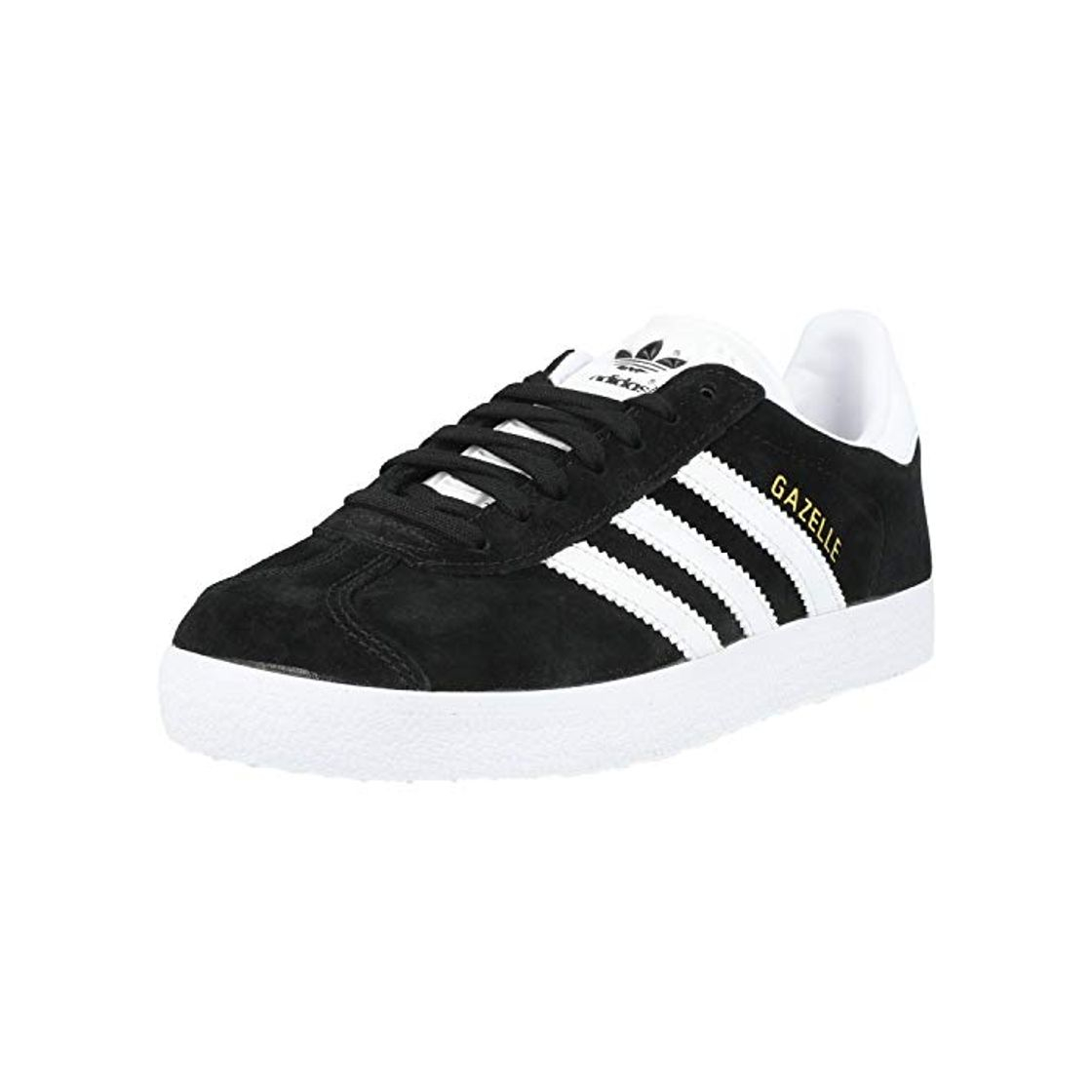 Social adidas Originals Gazelle, Zapatillas Unisex Adulto, Varios colores (Core Black/White/Gold Metalic)