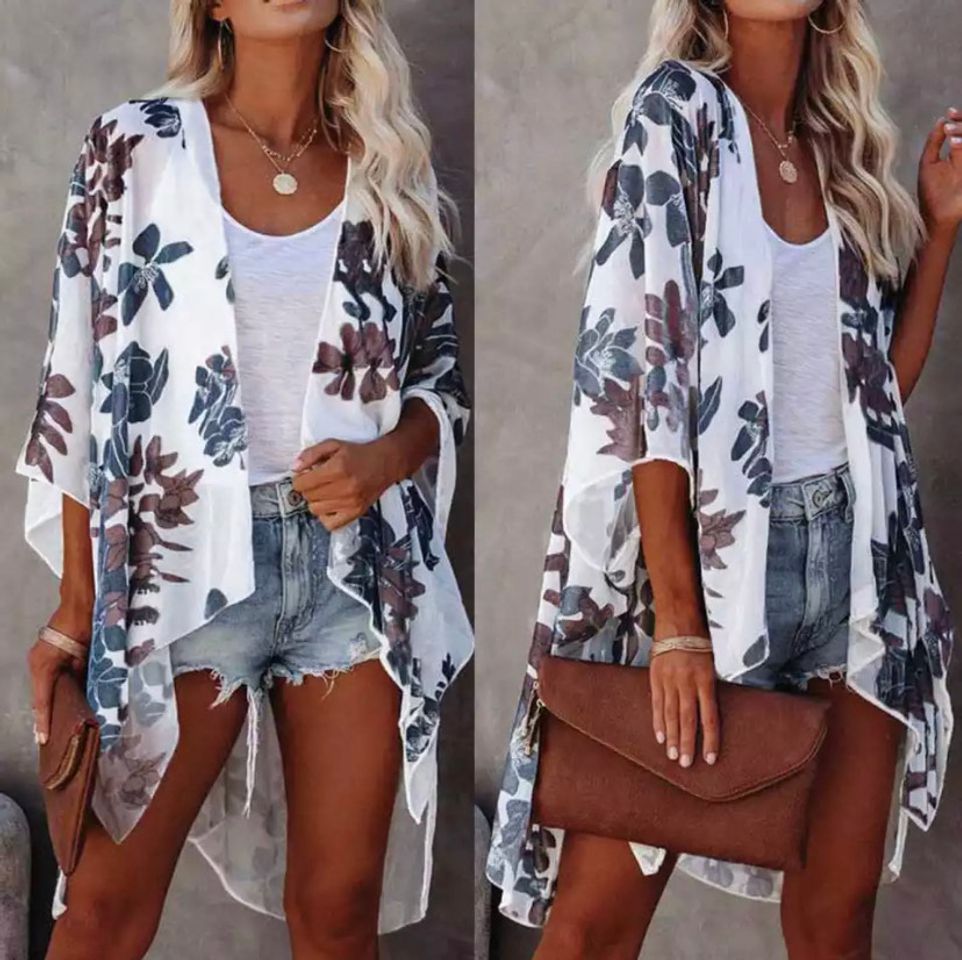 Moda  Blusa kimono verano