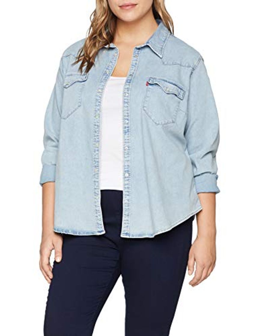 Fashion Levi's Plus Size Pl Western Blusa, Radio Starr