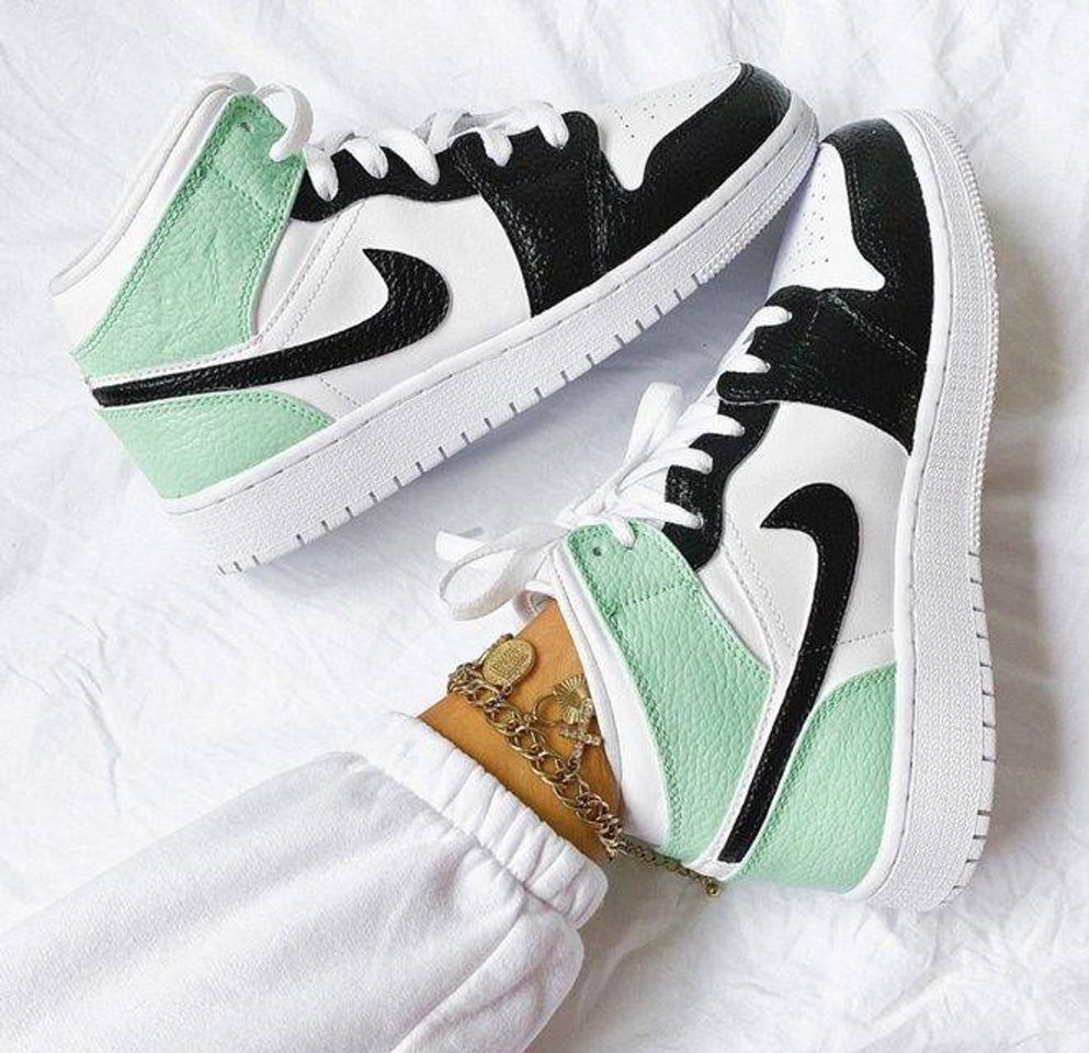 Moda Air Jordan 1 Retro Green💚