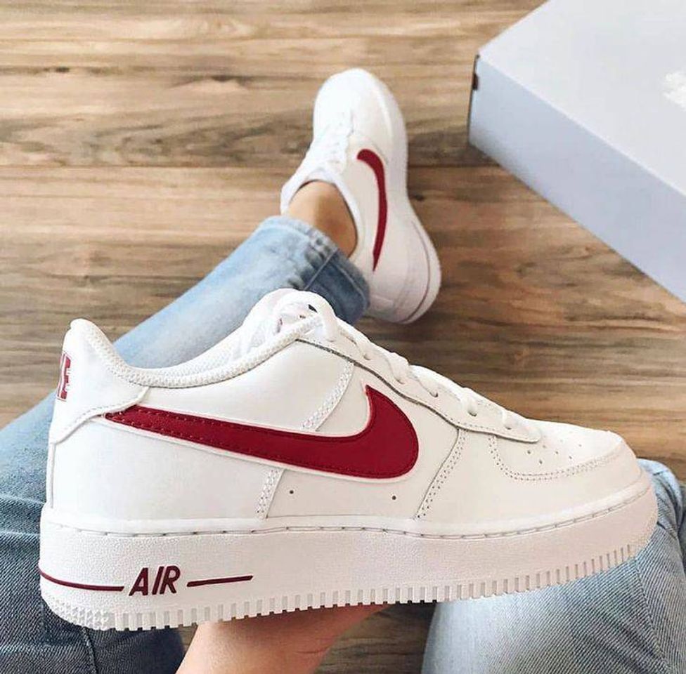 Moda Air Force 1 White and Red