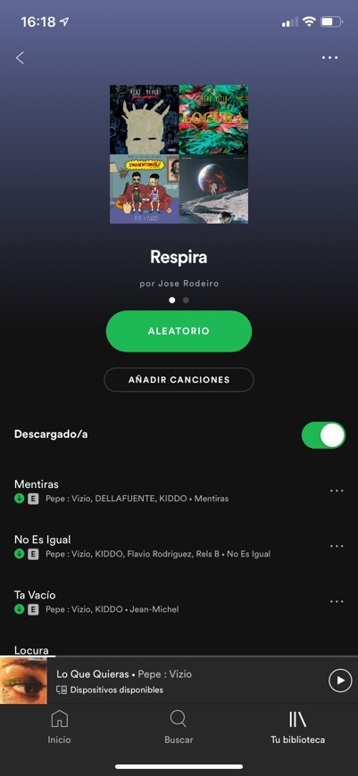 Canciones Mi música favorita para cualquierrr momento 🖤