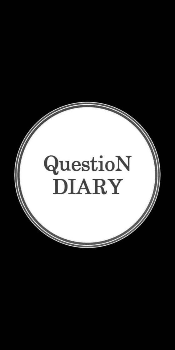 Fashion Questions Diary: One self-reflection question.