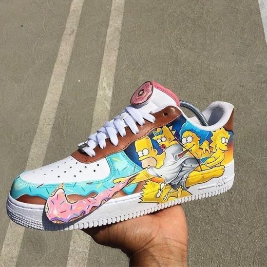 Simpsons Customized Air Force 1