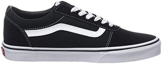 Vans Ward Canvas, Zapatillas Hombre, Negro