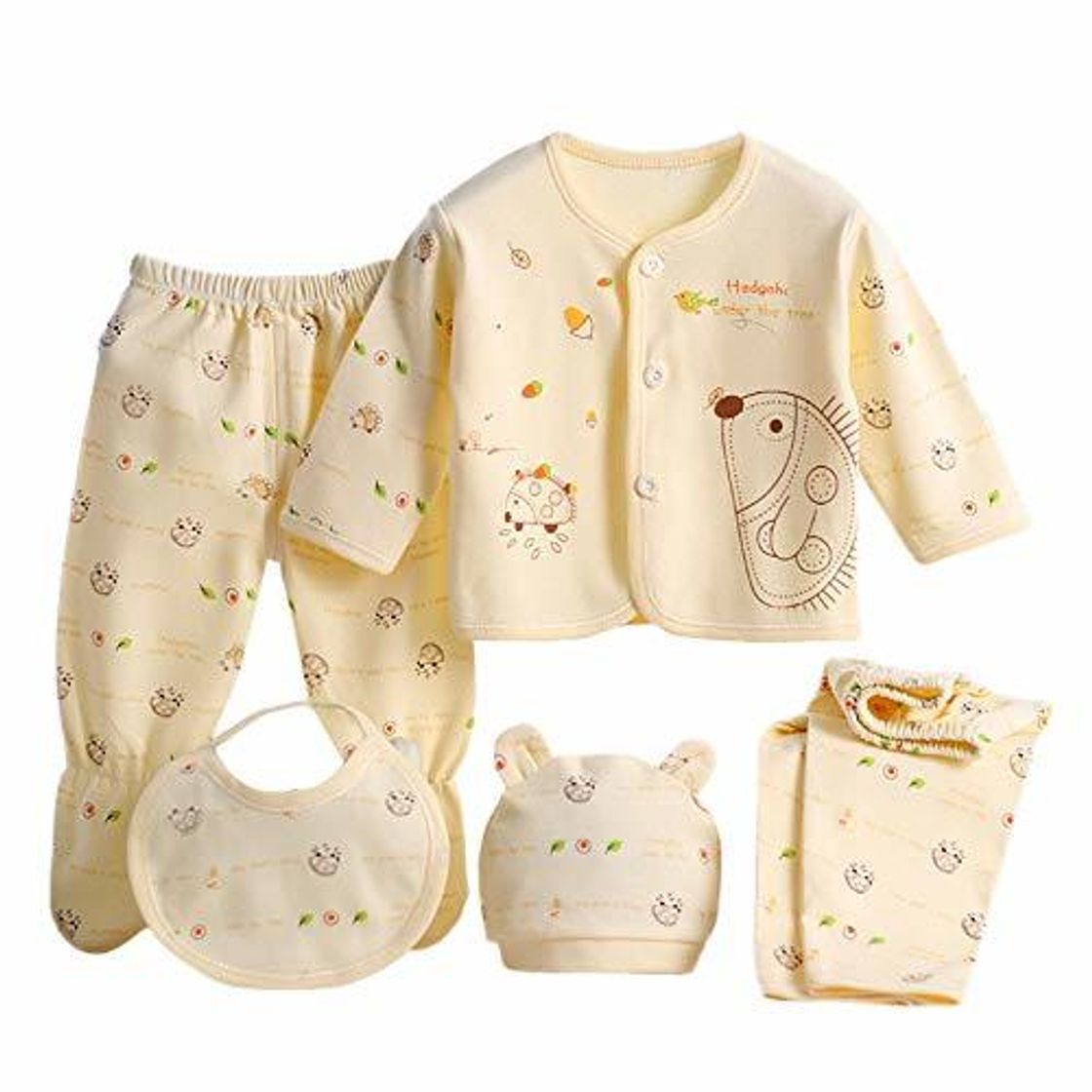 Moda Value Pack Recién Nacido Bebé, LANSKIRT 6PCS Bebé Niña Niño Dibujos Animados