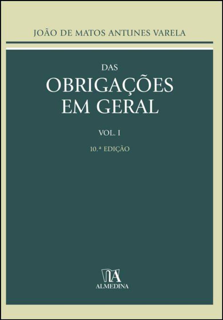 Libro Das Obrigações em Geral - Vol. I