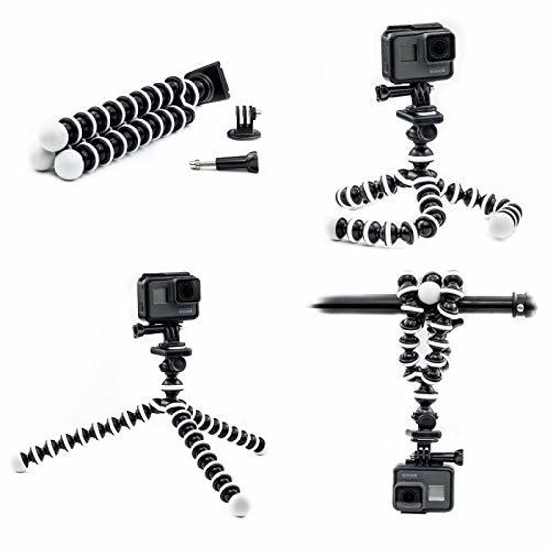 Electrónica Digicharge Cámara para trípode Soporte Flexible Octopus Action CAM para GoPro Hero