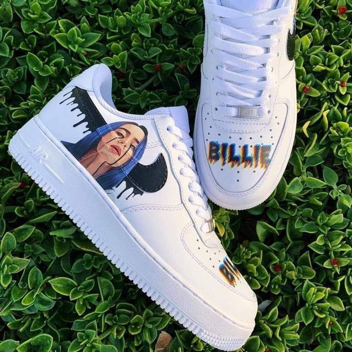 Moda Air force 1 custom Billie eilish