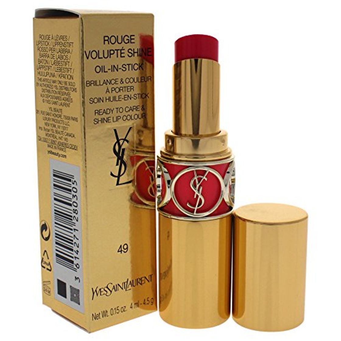 Product Yves 915-80305 Saint Laurent Rouge Volupté Shine Barra de Labios - 4