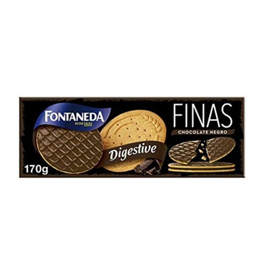 Lugar Galletas Chocolate Negro Fontaneda Digestive 170gr