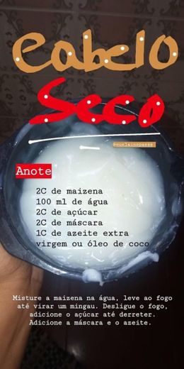 Para cabelo seco