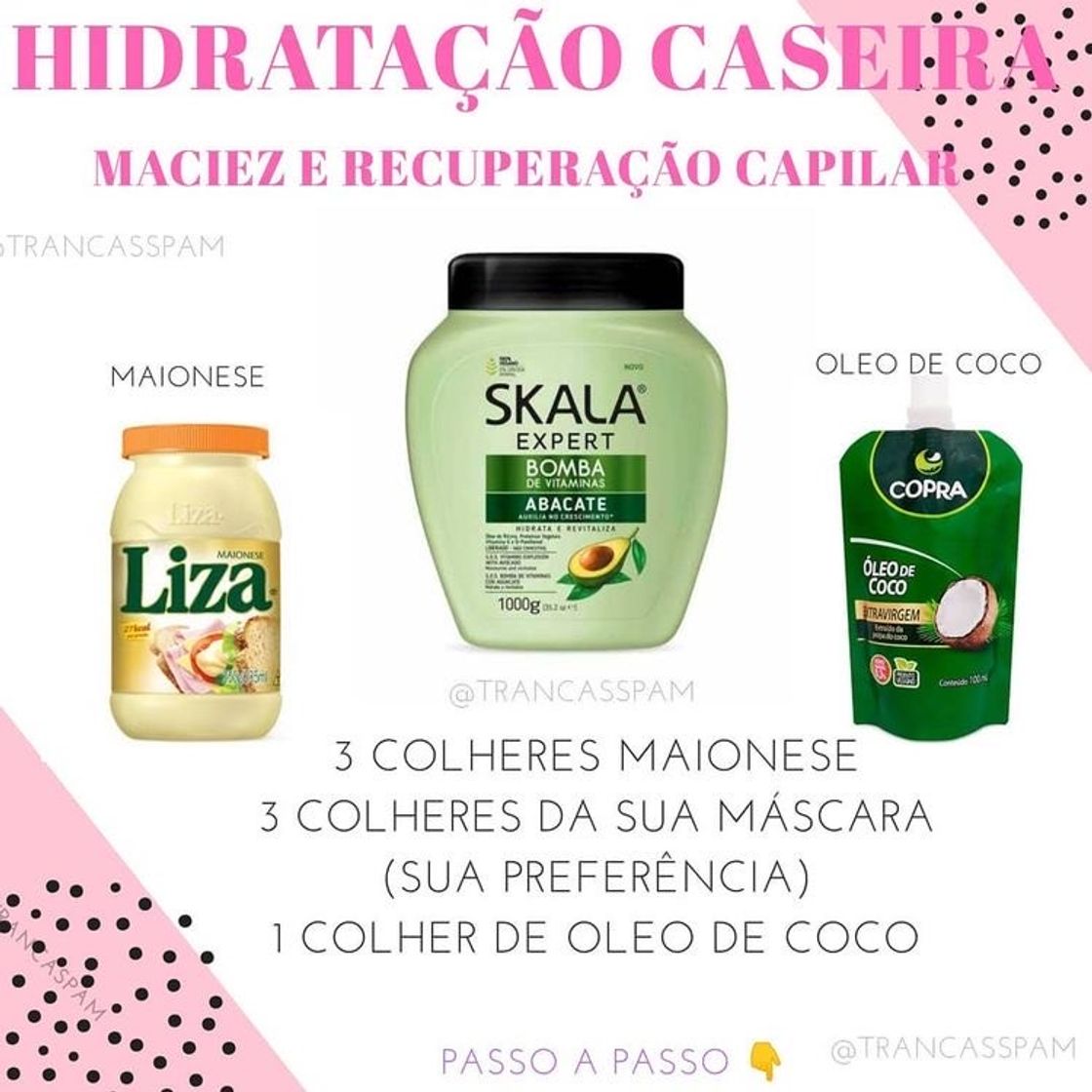 Moda Pra quem gosta de uma hidratação caseira 