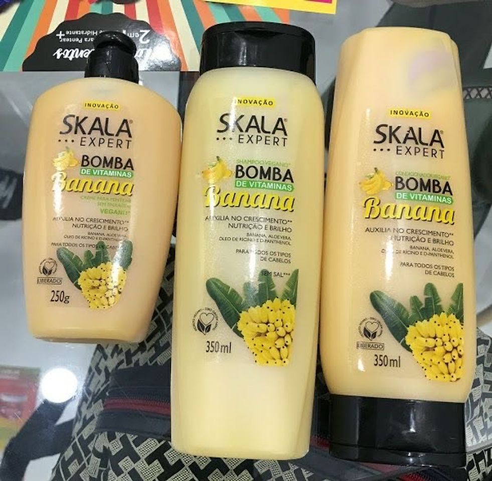 Moda Linha skala bomba de vitaminas banana, já usei é muito bom!